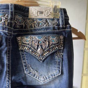 NWT $114 MISS ME  Women's Skinny Jeans  28X30 Mid-Rise